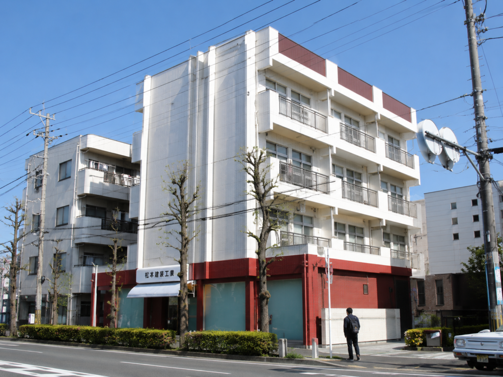 平塚市マンション外壁塗装・防水工事｜劣化外壁を改善し雨漏れ対策と耐久性向上