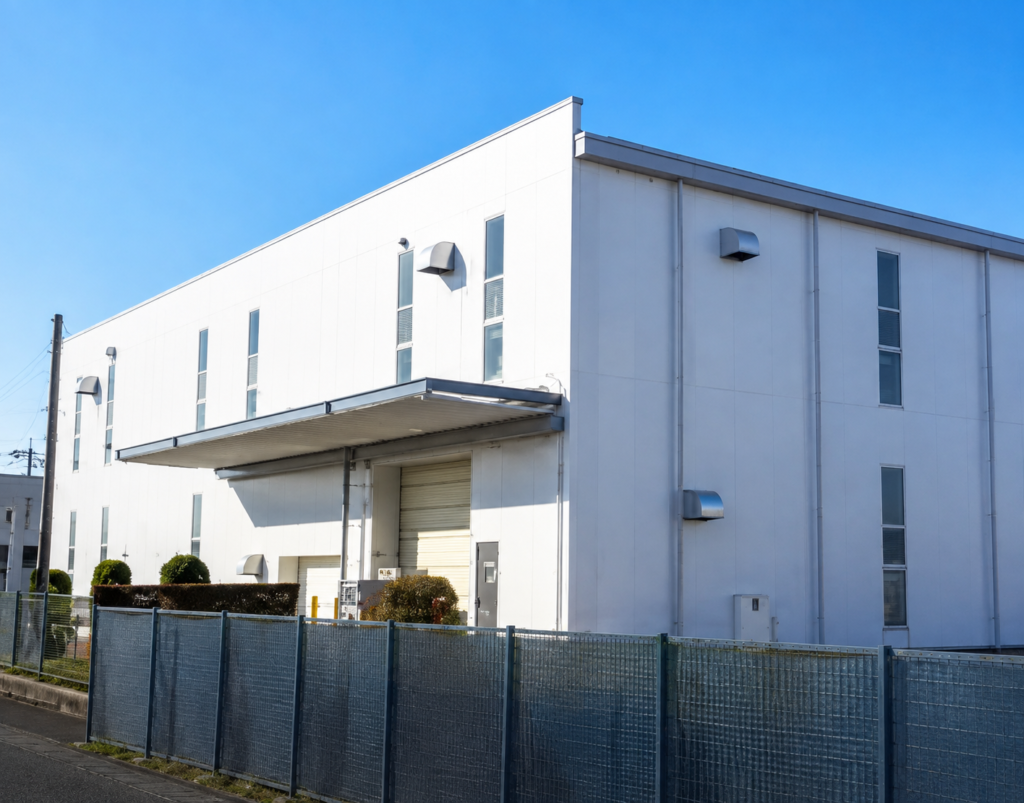 海老名市倉庫外壁塗装・屋根塗装工事｜6棟の大規模塗装で耐久性向上と劣化対策